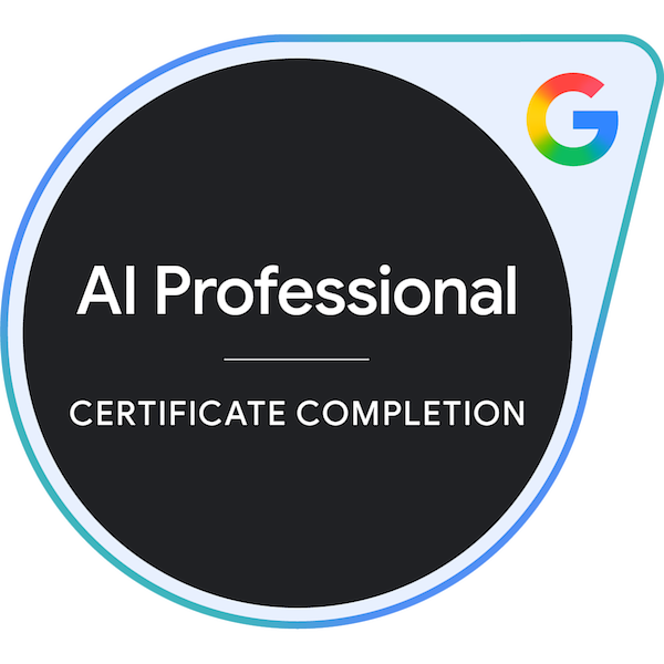 google-ai-professional-certificate