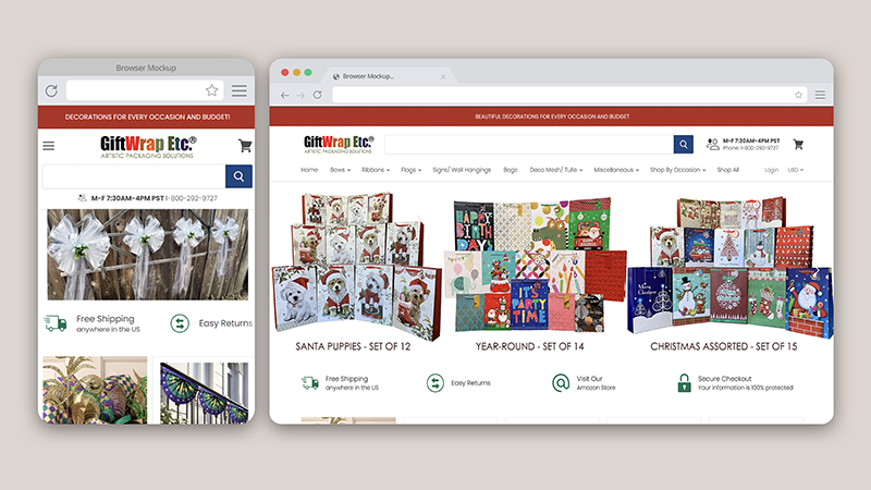 Gift wraps etc